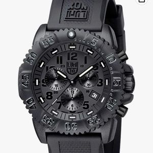 Luminox Navy Seal Blackout XS.3081.BO.F Mens Watch 44mm - Military Dive Watch in